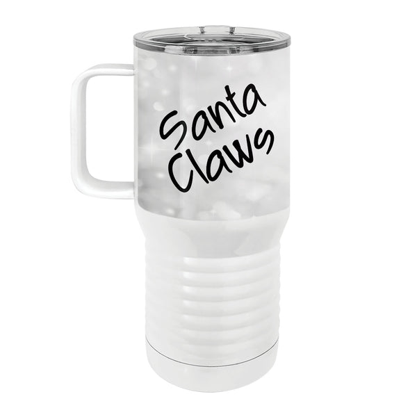 Santa Claws Crab 20oz Tall Insulated Stainless Steel Tumbler with Slider Lid