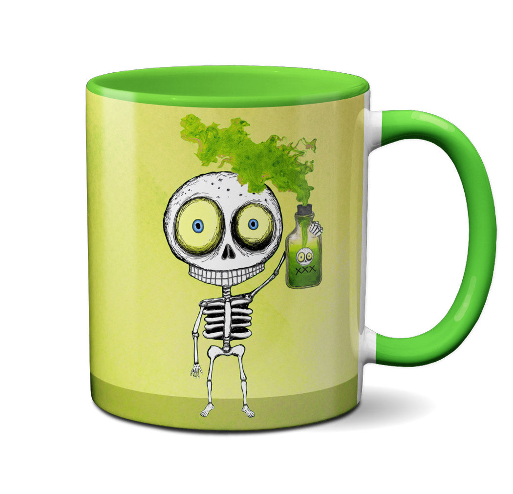 Chloroform Skeleton Mug | Funny Halloween Cute Dark Humor Gift