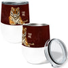 Try Me Tiger 12oz Insulated Stainless Steel Tumbler with Clear Lid