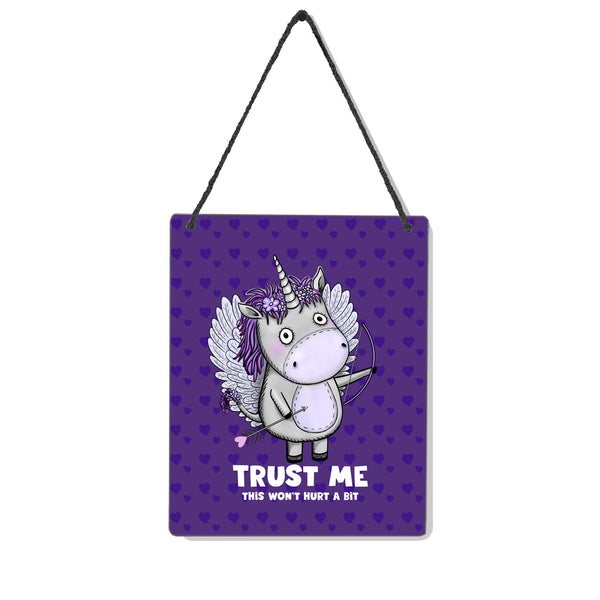 Unicorn Cupid (UniCupid) 4x5" Mini-Sign