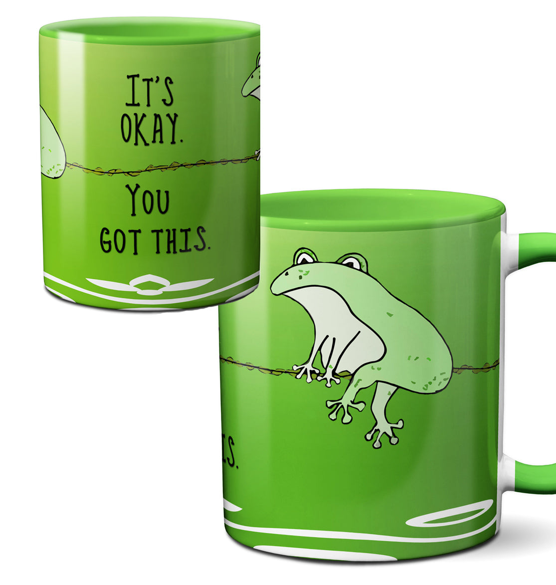 Got This Funny Green Frog Mug – Pithitude
