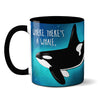 Orca Whale Way Black Coffee Mug by Pithitude