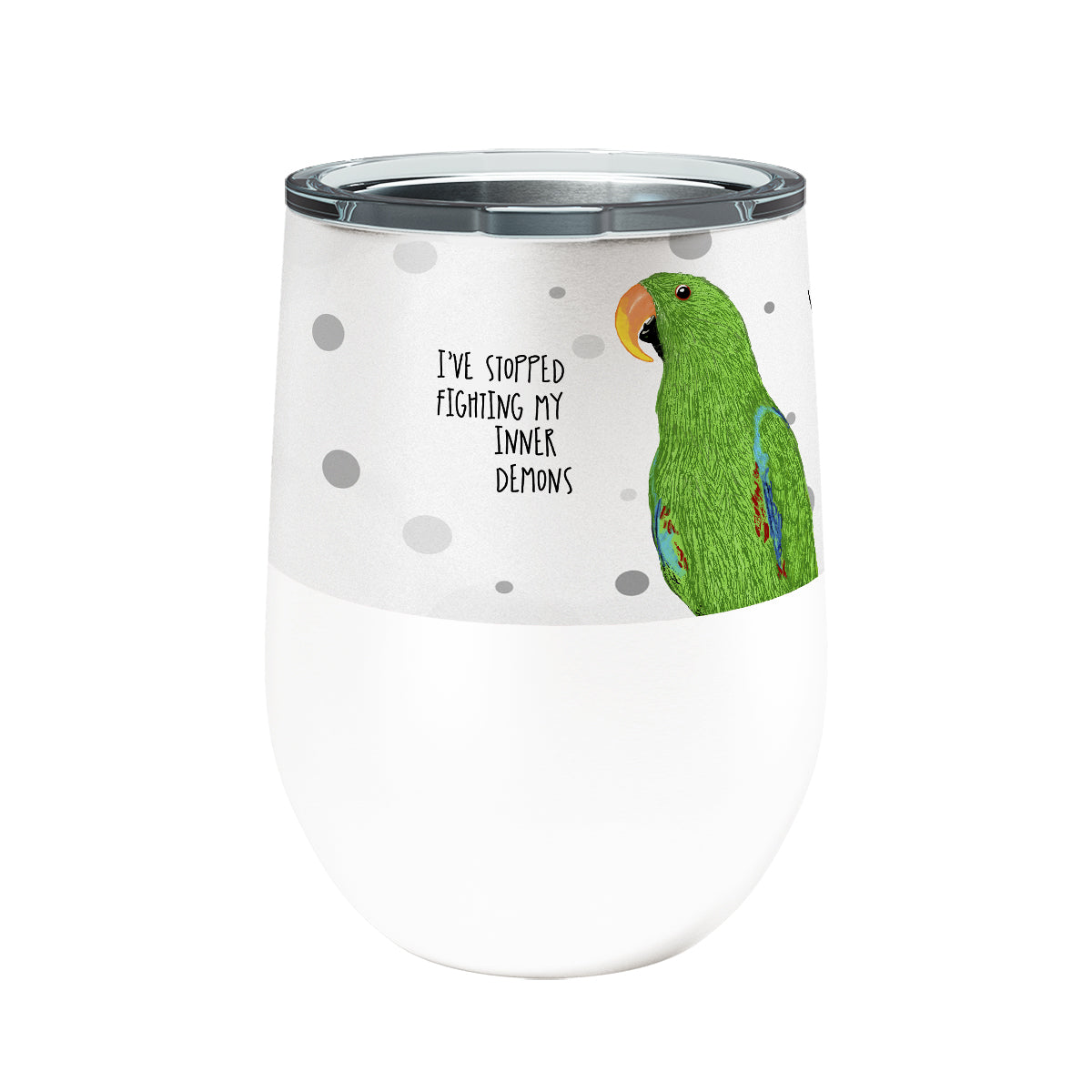 Parrot Demons 12oz Stemless Insulated Stainless Steel Tumbler