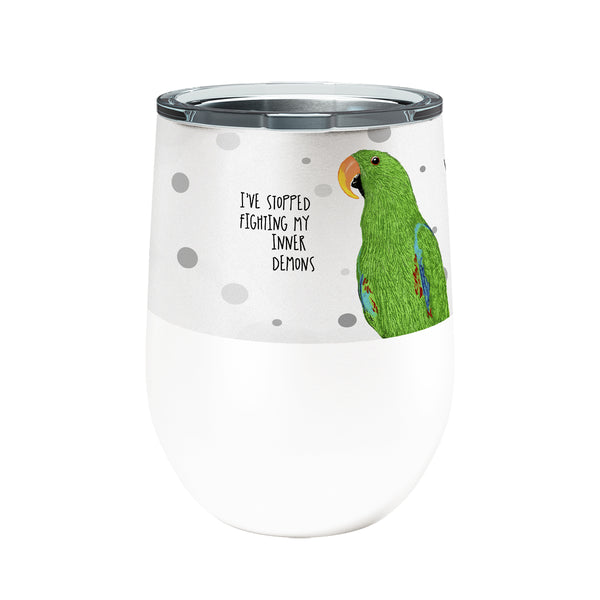 Parrot Demons 12oz Stemless Insulated Stainless Steel Tumbler