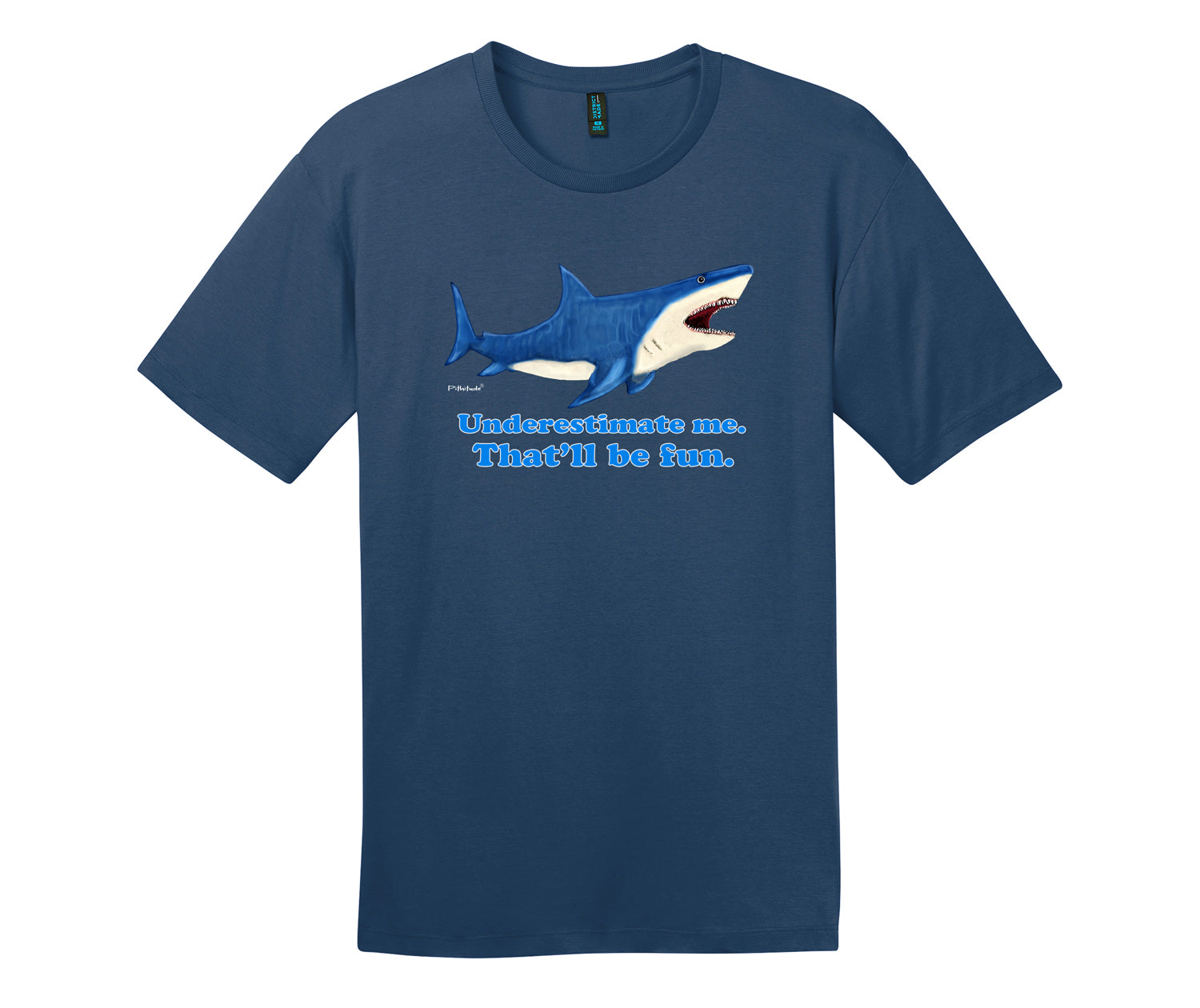 Shark Underestimate Men's Short Sleeve T-Shirt