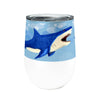 Shark Underestimate 12oz Insulated Stainless Steel Tumbler with Clear Lid