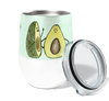 Avocado Fat 12oz Insulated Stainless Steel Tumbler with Clear Lid