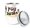 Awake Beagle 12oz Stemless Insulated Stainless Steel Tumbler