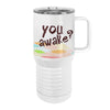 Awake Beagle 20oz Tall Insulated Stainless Steel Tumbler with Slider Lid