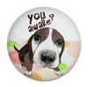 Awake Beagle Dog Magnet