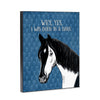 Barn Horse 8x10 Wood Block Print