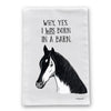 Barn Horse Flour Sack Dish Towel