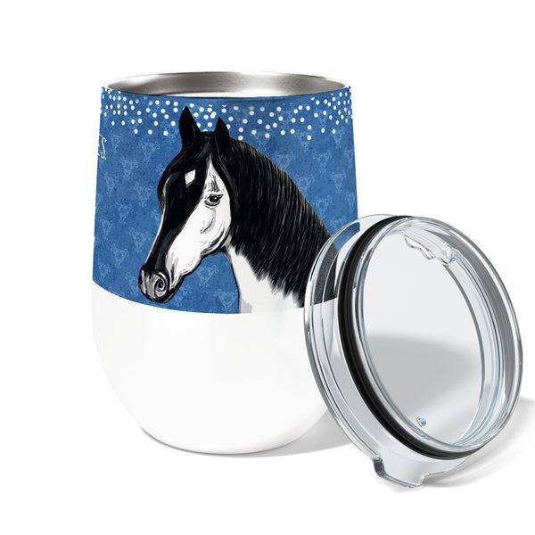 Barn Horse 12oz Stemless Insulated Stainless Steel Tumbler