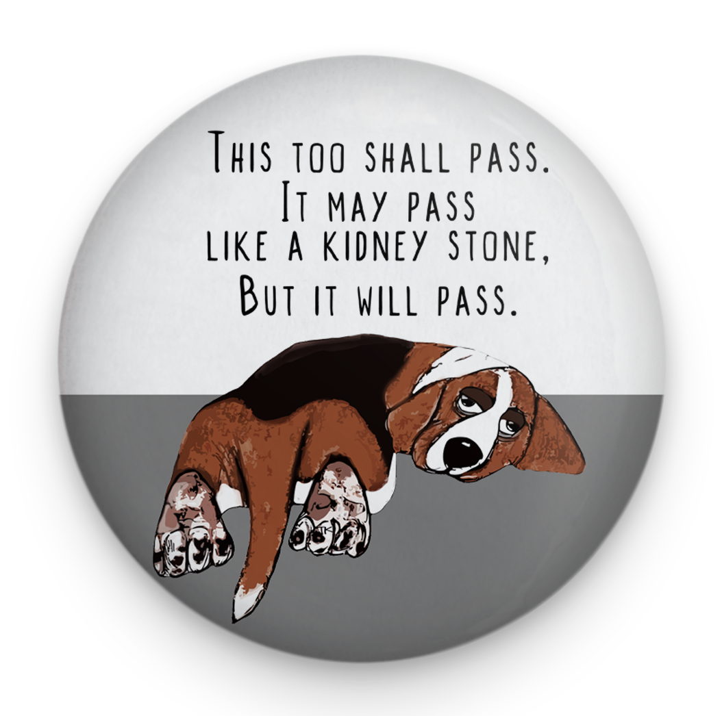 Basset Hound Kidney Stone Magnet