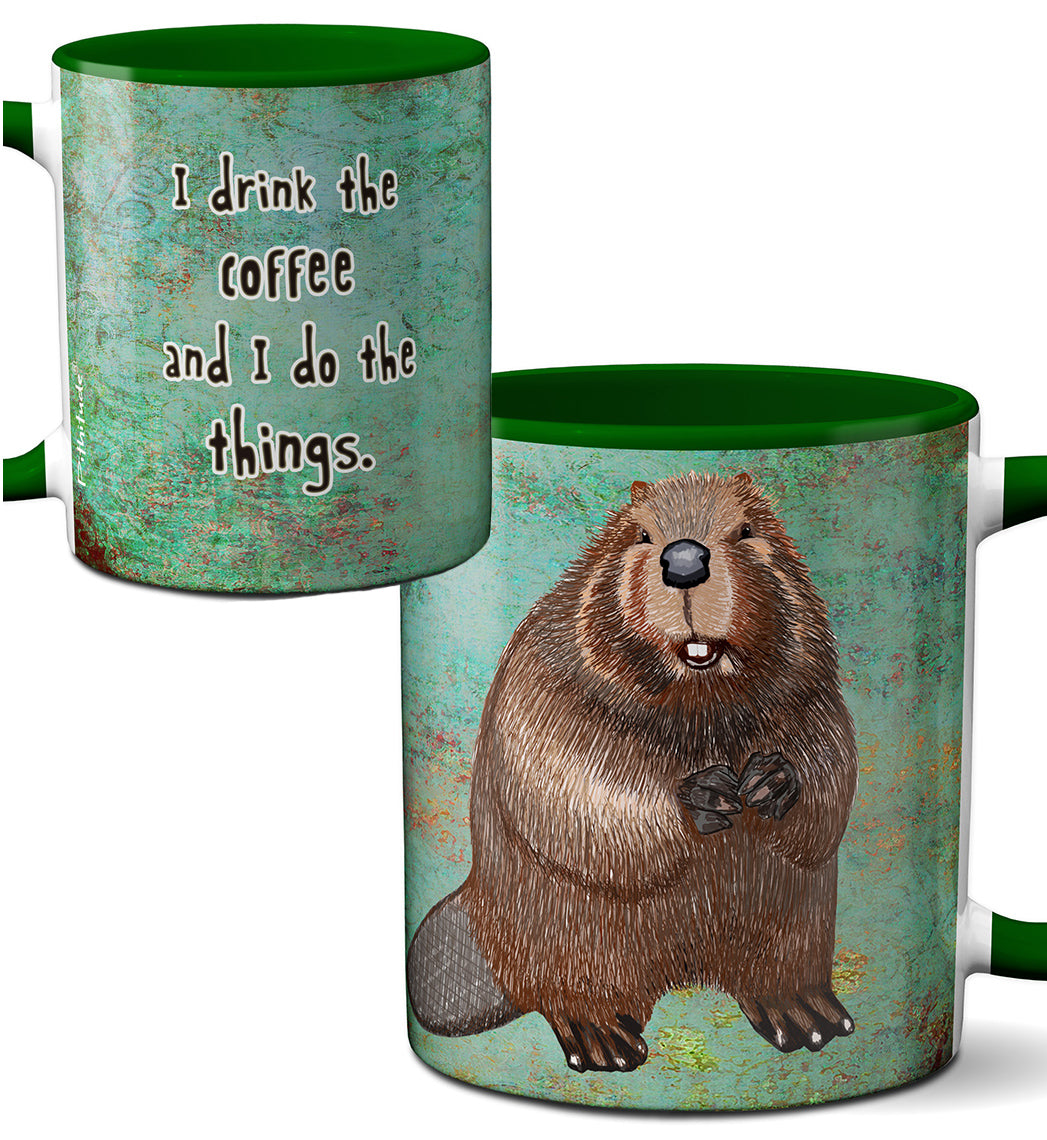 Beaver Things Mug by Pithitude