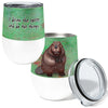 Beaver Things 12oz Stemless Insulated Stainless Steel with Clear Lid