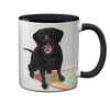 Black Labrador Person Mug by Pithitude