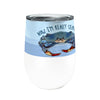 Blue Crab Stemaed 12oz Stemless Insulated Stainless Steel Tumbler