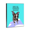 Brown Boston Sedation 8x10 Wood Block Print