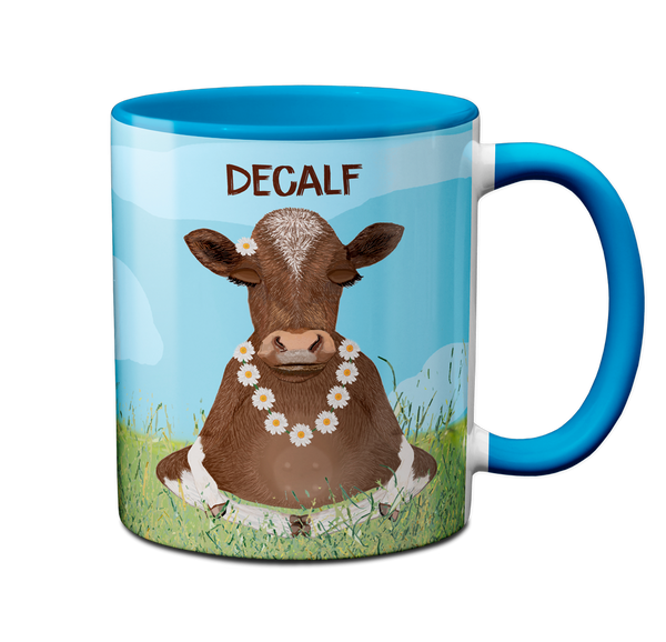 Calf Decalf Mug by Pithitude