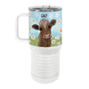 Calf Decalf 20oz Tall Insulated Stainless Steel Tumbler with Slider Lid