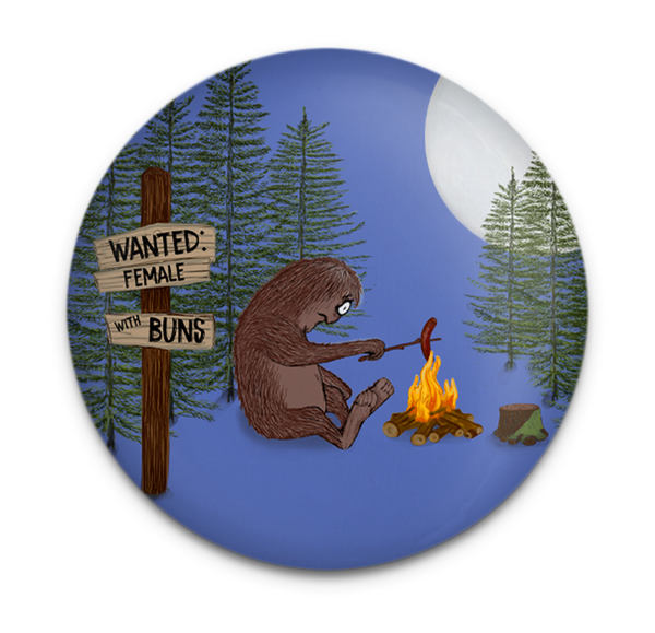 Sasquatch Campfire Buns Magnet
