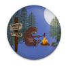 Sasquatch Campfire Buns Magnet