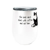 Cat Hair 12oz Stemless Insulated Stainless Steel Tumbler