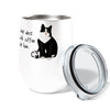 Cat Hair 12oz Stemless Insulated Stainless Steel Tumbler