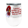 Chicken Meeting 12oz Stemless Insulated Stainless Steel Tumbler