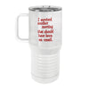 Chicken Meeting 20oz Tall Insulated Stainless Steel Tumbler with Slider Lid
