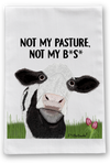 Cow Pasture Flour Sack Dish Towel