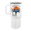 Cut You Pirate Emu 20oz Tall Insulated Stainless Steel Tumbler with Slider Lid