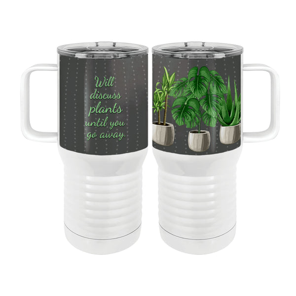 Discuss Plants 20oz Tall Insulated Stainless Steel Tumbler with Slider Lid