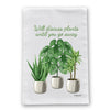 Discuss Plants Flour Sack Dish Towel
