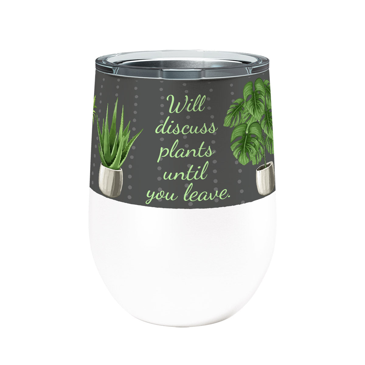 Discuss Plants 12oz Stemless Insulated Stainless Steel Tumbler