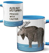 Disturbed Moose Mug by Pithitude