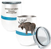 Disturbed Moose 12oz Stemless Insulated Stainless Steel Tumbler