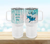 Dolphin Sea 20oz Tall Insulated Stainless Steel Tumbler with Slider Lid