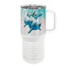 Dolphin Sea 20oz Tall Insulated Stainless Steel Tumbler with Slider Lid