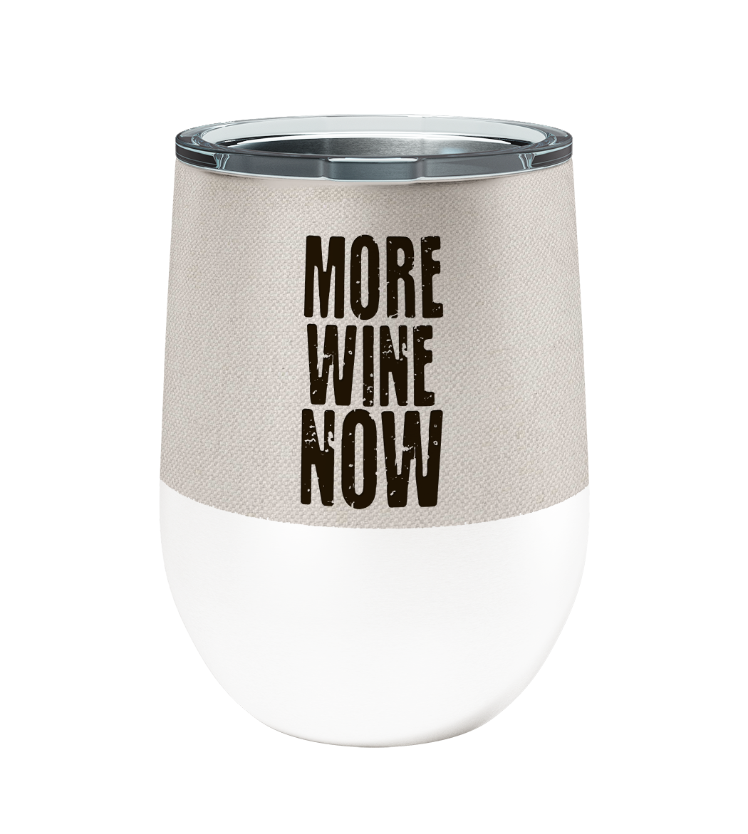 Eagle More Wine 12oz Stemless Insulated Stainless Steel Tumbler