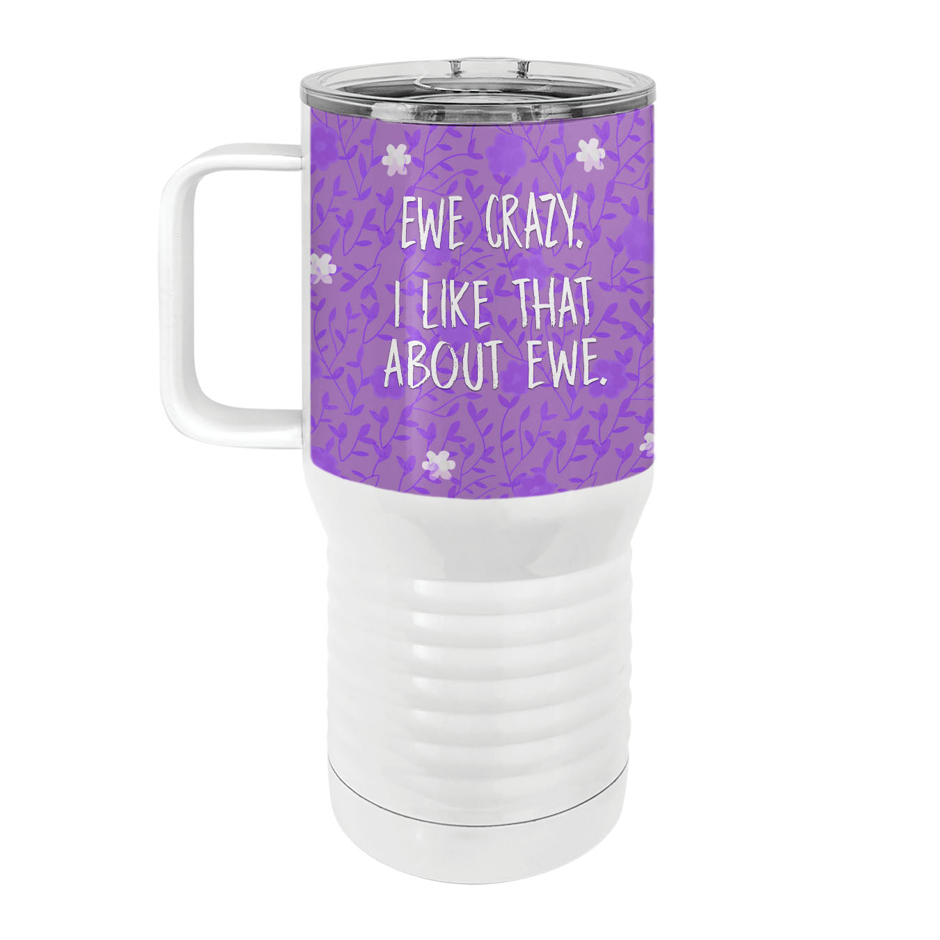 Ewe Crazy 20oz Tall Insulated Stainless Steel Tumbler with Slider Lid