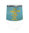 Eye Punch Cat 12oz Stemless Insulated Stainless Steel Tumbler