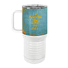 Eye Punch Cat 20oz Tall Insulated Stainless Steel Tumbler with Slider Lid