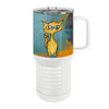 Eye Punch Cat 20oz Tall Insulated Stainless Steel Tumbler with Slider Lid
