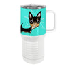 Eye Punch Chihuahua 20oz Tall Insulated Stainless Steel Tumbler with Slider Lid