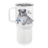 Farting Bulldogs 20oz Tall Insulated Stainless Steel Tumbler with Slider Lid