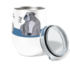 Farting English Bulldogs 12oz Stemless Insulated Stainless Steel Tumbler