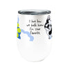 Favorite French Bulldog 12oz Stemless Insulated Stainless Steel Tumbler