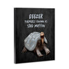 Geezer Tortoise 8x10 Wood Block Print
